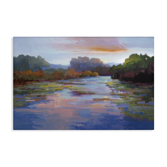 Stupell Industries Peace And Serenity Landscape Canvas Wall Art design by Vicki McMurry, 20 x 30