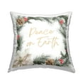 thumbnail image 1 of Stupell Industries Peace On Earth Pinecone Holiday Printed Throw Pillow Design by Nina Blue, 1 of 6