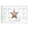 thumbnail image 1 of Stupell Industries Peace On Earth Starfish Sign Graphic Art Unframed Art Print Wall Art, Design by Elizabeth Tyndall, 1 of 6