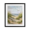 thumbnail image 1 of Stupell Industries Coastal Peaceful Beach Sand Dunes Black Framed Print Under Glass, 13 x 16, by Linda Sperruzzi, 1 of 8