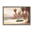 thumbnail image 1 of Stupell Industries Coastal Peaceful Beach Travel Van Brown Floating Frame Canvas Art, 31 x 21, by Noah Bay, 1 of 8