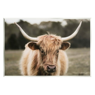 Stupell Industries Peaceful Cattle Rural Open Farmland Photograph Unframed Art Print Wall Art, Design by Dakota Diener