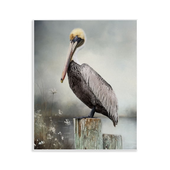 Stupell Industries Peaceful Marsh Perch Wall Plaque Art design by Kelley Parker, 14 x 11