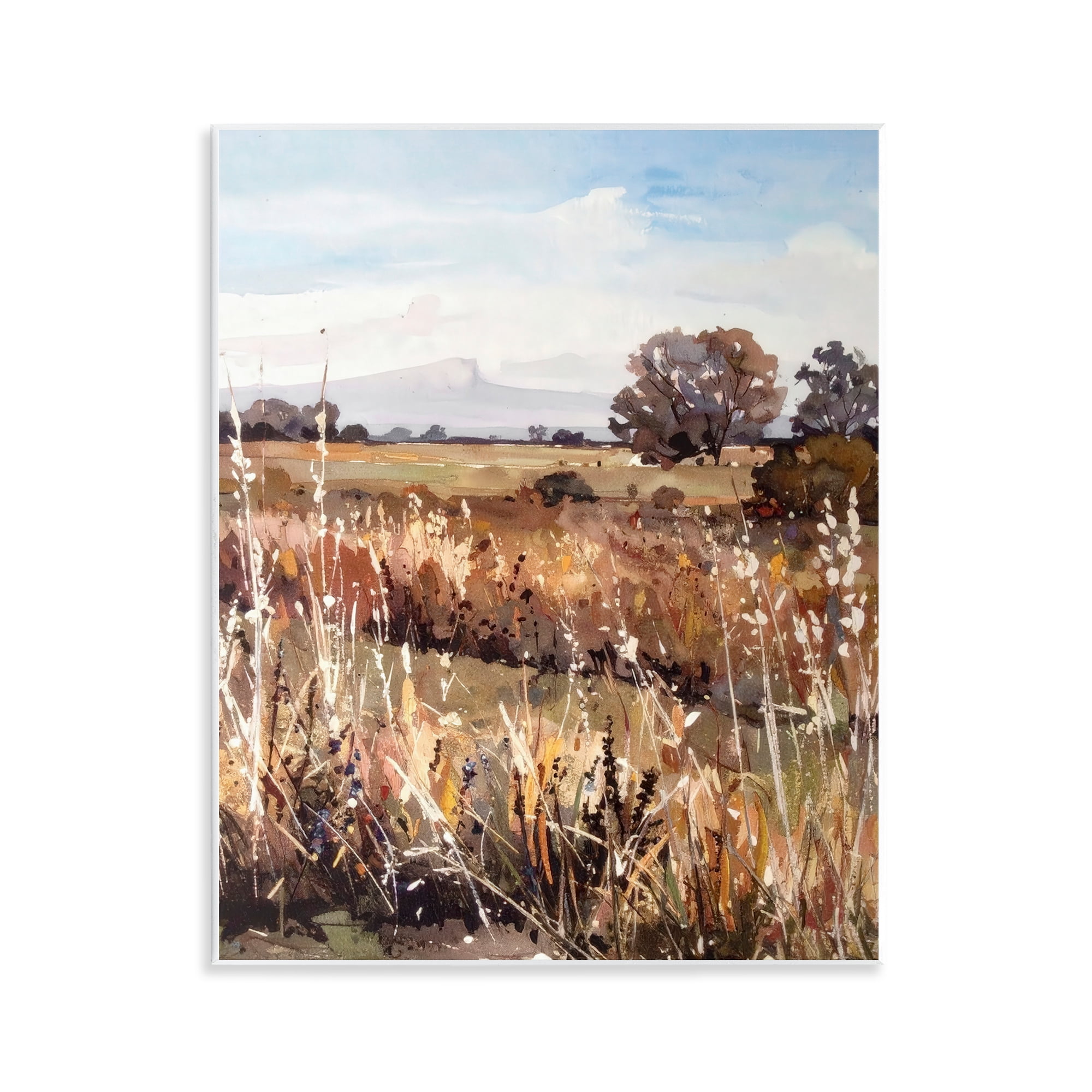 Stupell Industries Peaceful Meadow Expression Wall Plaque Art, design by Alonza Saunders