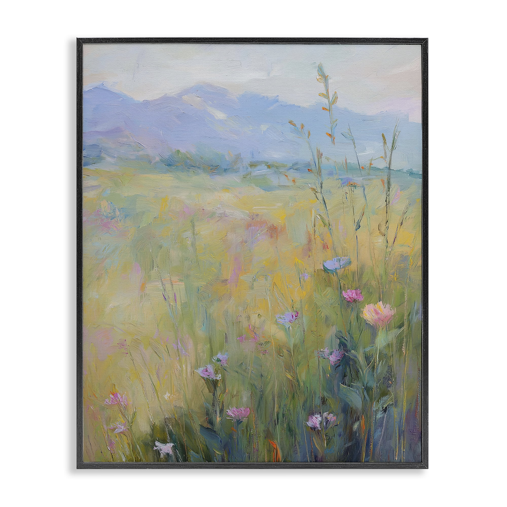 Stupell Industries Peaceful Meadow's Embrace Black Framed Giclee Art, design by Svetlana Aleynikova