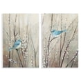thumbnail image 1 of Stupell Industries Peaceful Perched Blue Birds Animals & Insects Painting Unframed Art Print Wall Art, 13 x 19, Set of 2, 1 of 7