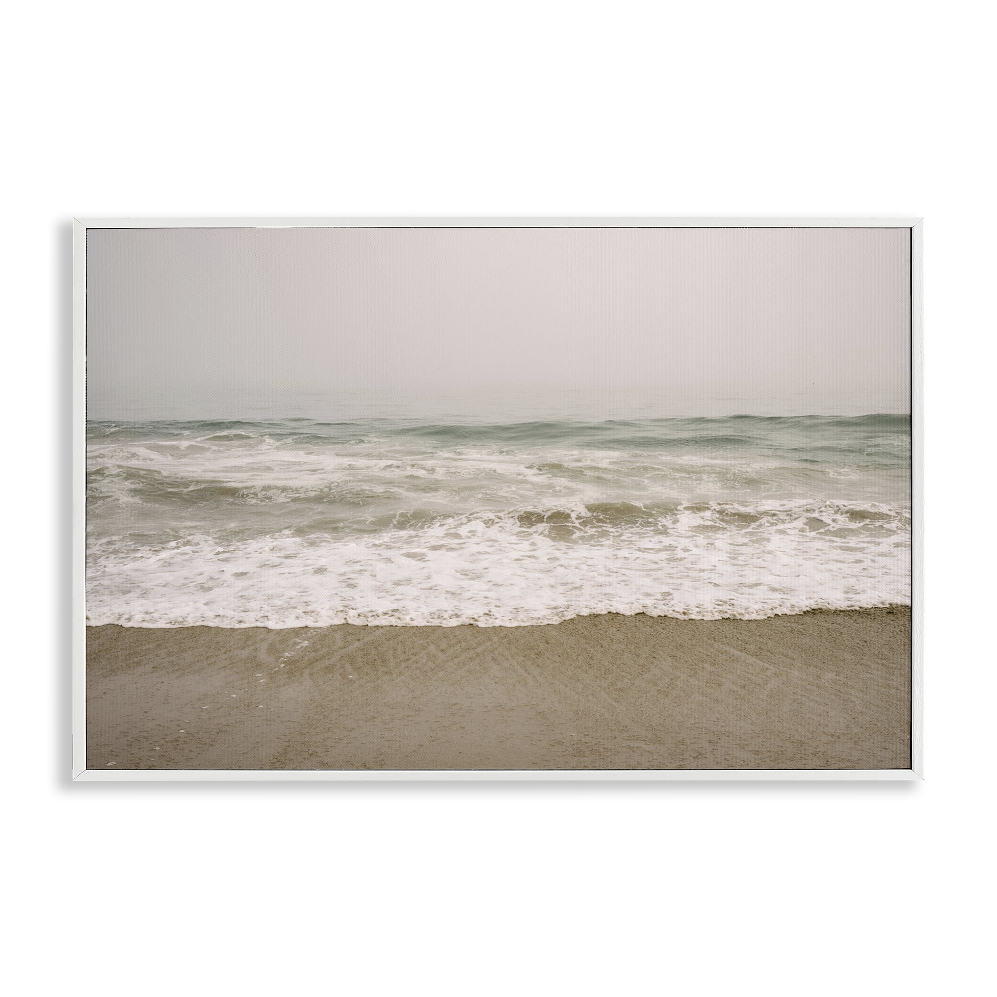 Stupell Industries Peaceful Point Reyes Nautical & Beach Photography White Framed Art Print Wall Art, 24 x 16