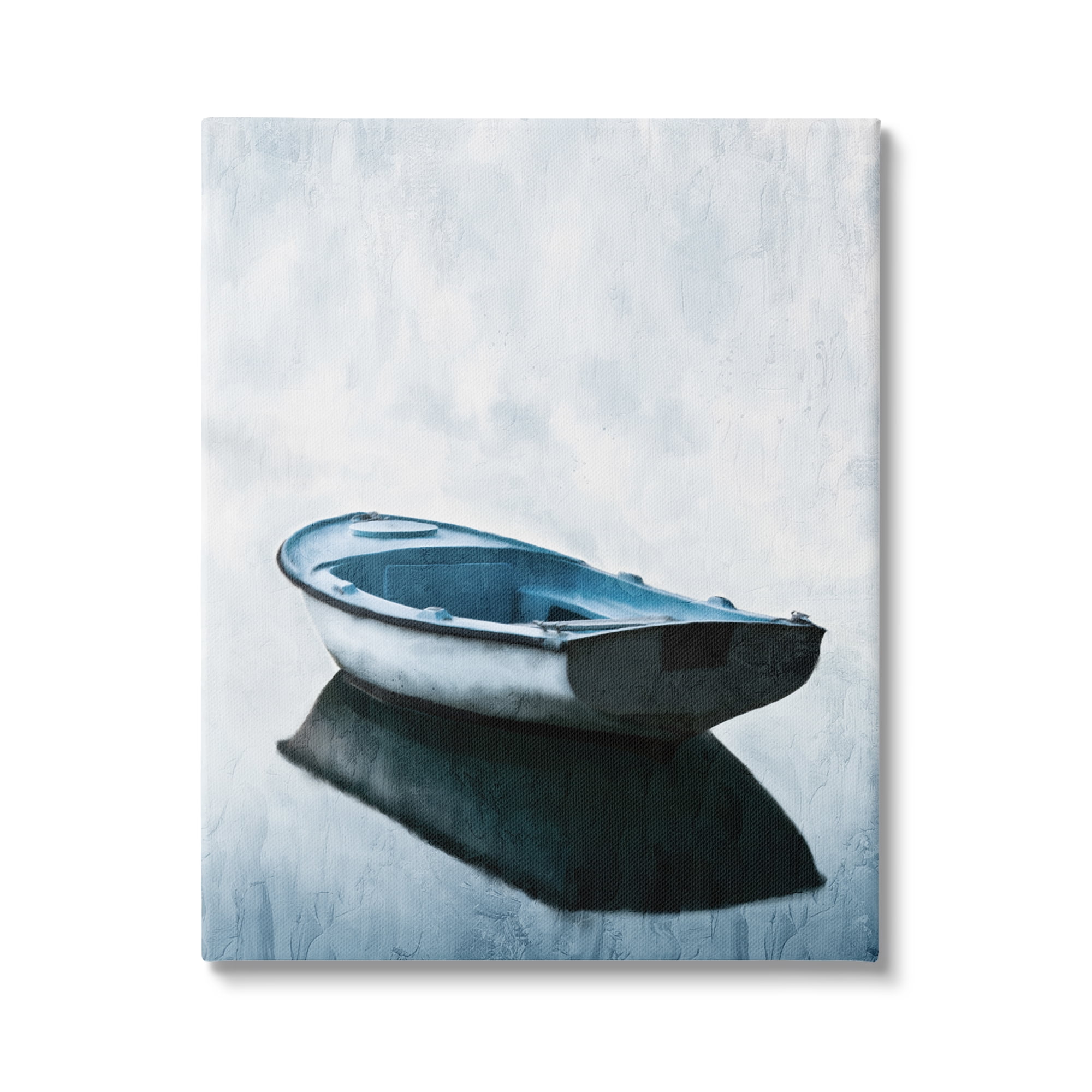 Stupell Industries Peaceful Row Boat Floating Reflection Lake Water , 30 x 40, Design by Kim Allen