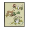 thumbnail image 1 of Stupell Industries Rustic Lodge Peaceful Spring Animals Black Framed Giclee Art, 11 x 14, by Grace Popp, 1 of 8