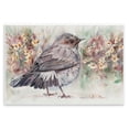 thumbnail image 1 of Peaceful Spring Bird & Flowers Wall Plaque Art, 15 x 10, Made In USA, 1 of 6