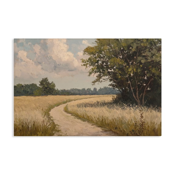 Stupell Industries Traditional Peaceful Thinking Path Canvas Art, 36 x 24, by Petals Prints Design
