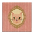 thumbnail image 1 of Stupell Industries Peach Cat Portrait Animals Painting Wrapped Canvas Art Print Wall Art, 17 x 17, 1 of 2