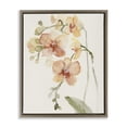 thumbnail image 1 of Stupell Industries Transitional Peach Orchid in Bloom Brown Floating Frame Canvas Art, 25 x 31, by Victoria Barnes, 1 of 8