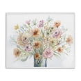 thumbnail image 1 of Stupell Industries Peach Pink Bouquet Botanical & Floral Painting White Framed Art Print Wall Art, 20 x 16, 1 of 10