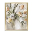 thumbnail image 1 of Stupell Industries Transitional Peach Tulips Bouquet Gold Floating Frame Canvas Art, 25 x 31, by Carol Robinson, 1 of 7