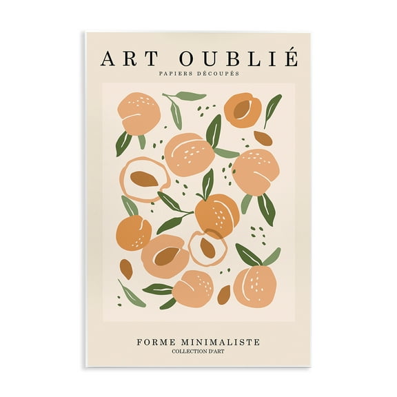 Stupell Industries Peaches Gallery Poster Food & Beverage Painting Unframed Art Print Wall Art, 10 x 15