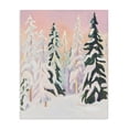 thumbnail image 1 of Stupell Industries Contemporary Peachy Pastel Winter Forest Canvas Art, 16 x 20, by The Prints Vibe, 1 of 8