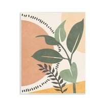 Stupell Industries Peachy Tropical Boho Landscape & Nature Painting Unframed Art Print Wall Art, 11 x 14