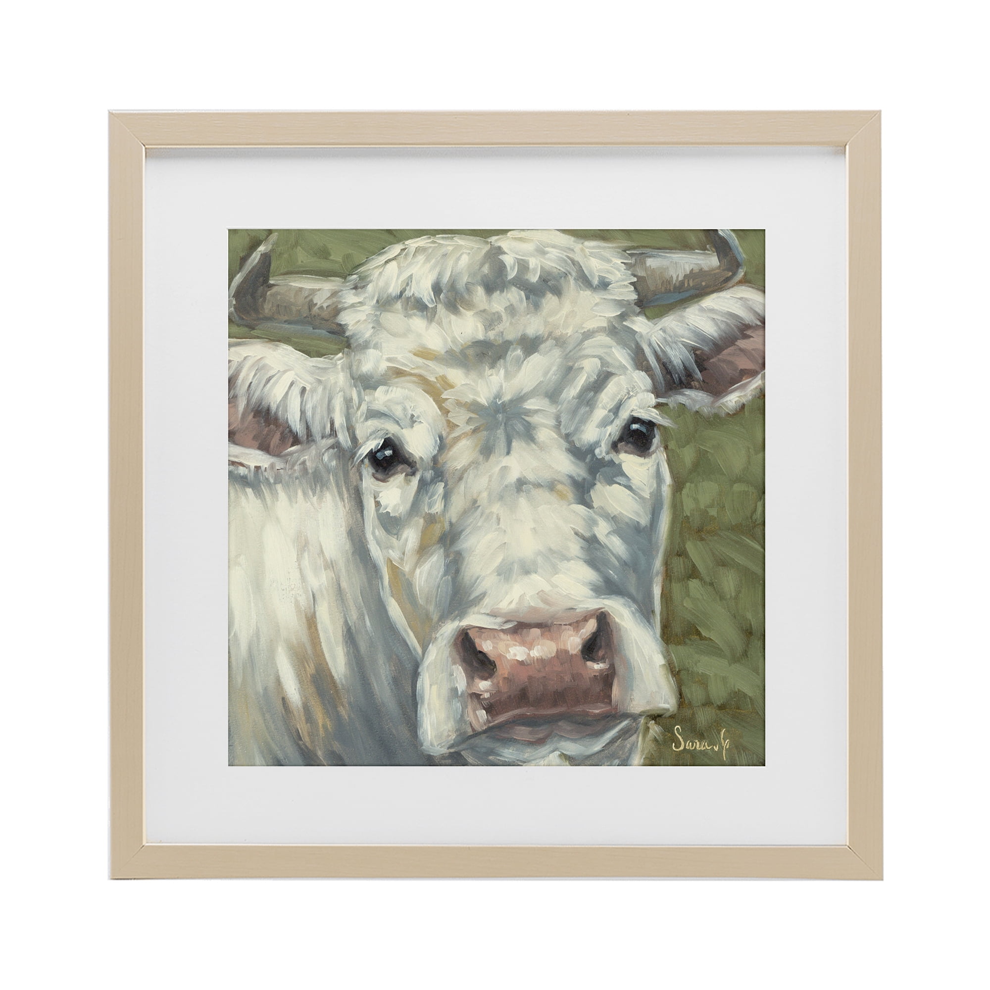 Stupell Industries Pearl Of The Pasture Birch Framed Print Under Glass, design by Sara G. Designs