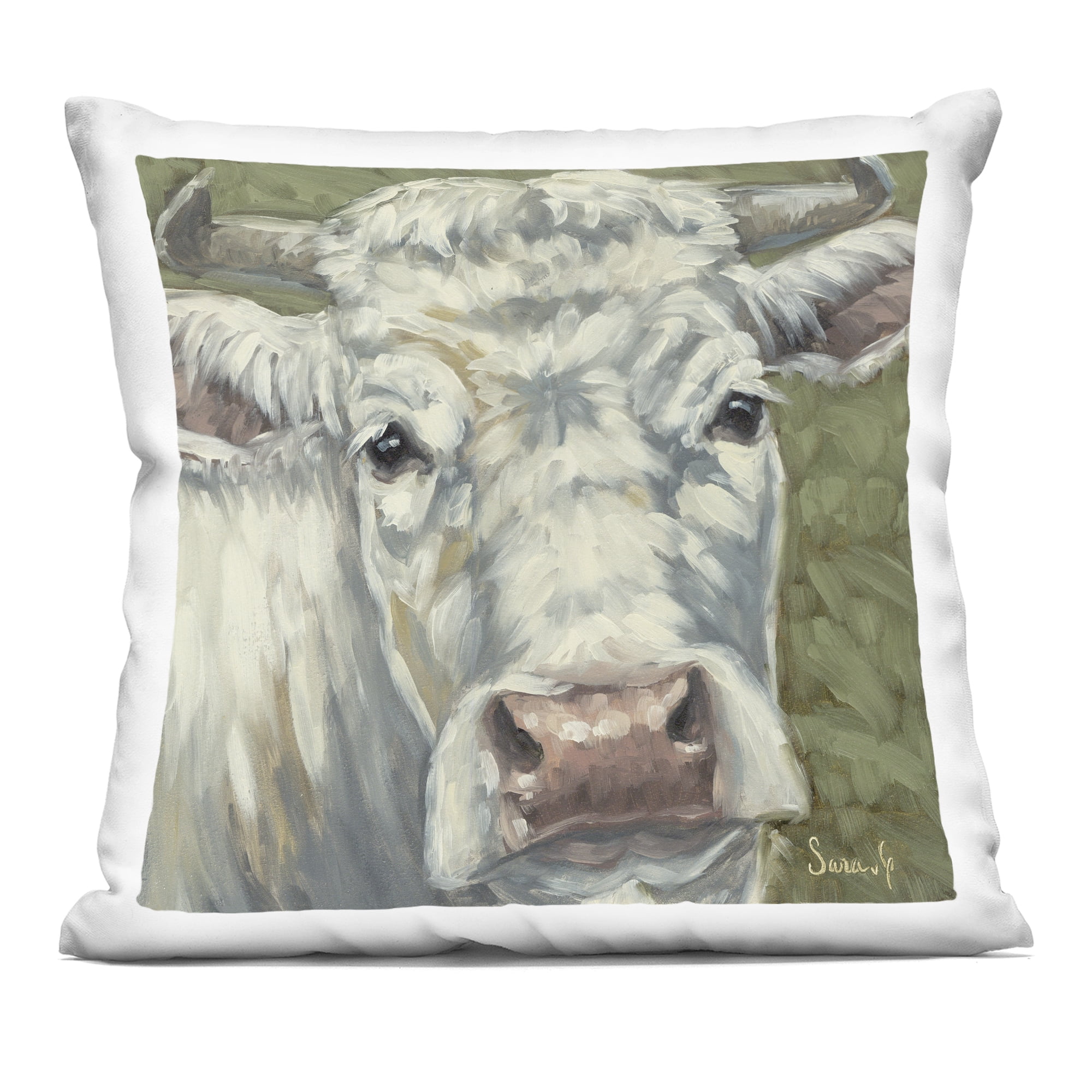 Stupell Industries Pearl Of The Pasture Decorative Printed Throw Pillow, design by Sara G. Designs