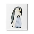thumbnail image 1 of Stupell Industries Penguin and Chick Watercolor Painting Children's Nursery Arctic, 30 x 40,Design by Fox Hollow Studios, 1 of 5