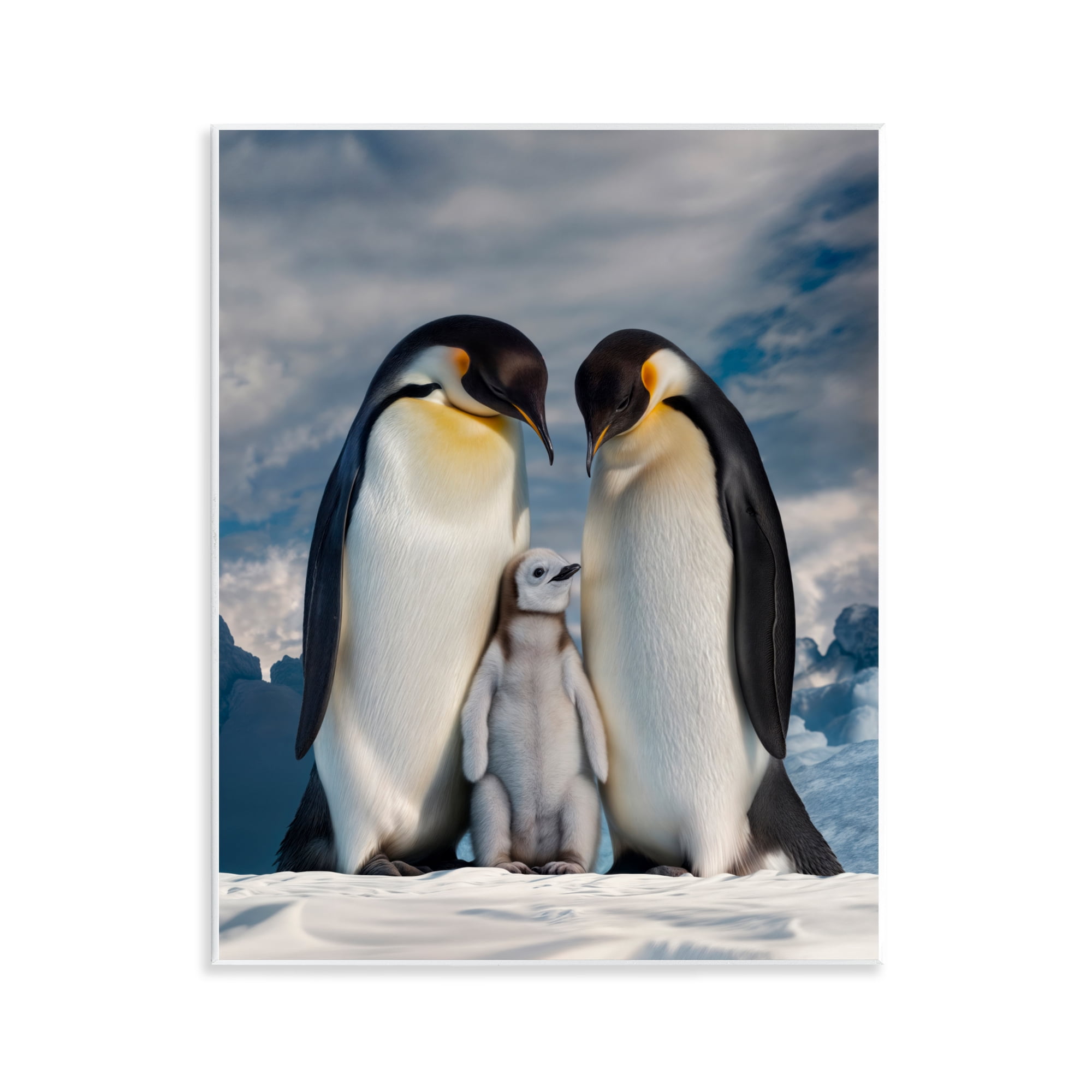 Stupell Industries Penguins In The Wild Wall Plaque Art, design by Scott Stulberg