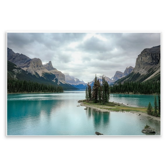 Stupell Industries Peninsula Vast Lake View Landscape & Nature Photography Unframed Art Print Wall Art, 15 x 10