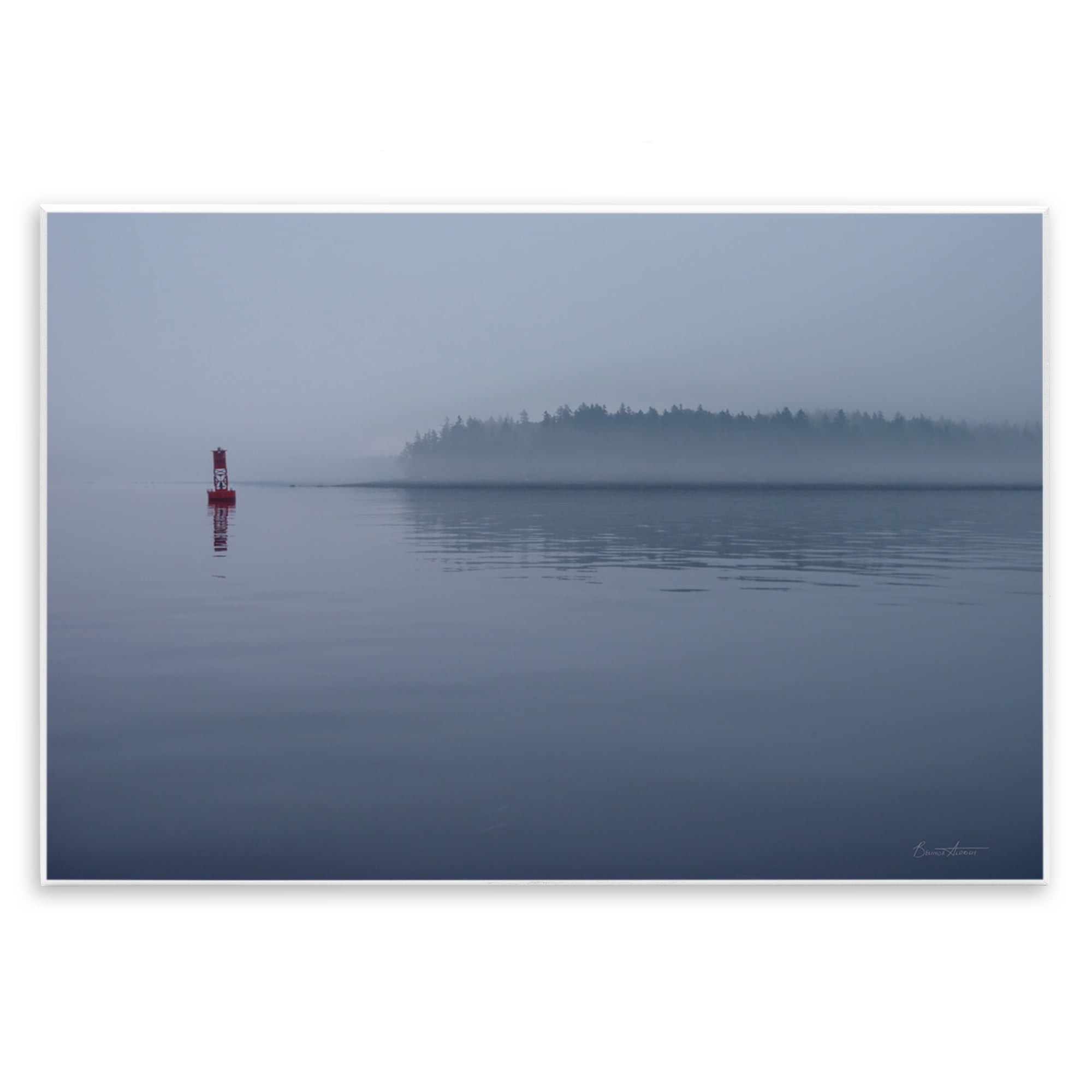 Stupell Industries Penobscot Bay Landscape Landscape Photography Unframed Art Print Wall Art, 19 x 13