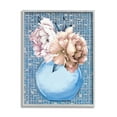 thumbnail image 1 of Stupell Industries Peonies on Typography Pattern Botanical & Floral Painting Gray Framed Art Print Wall Art, 11 x 14, 1 of 8
