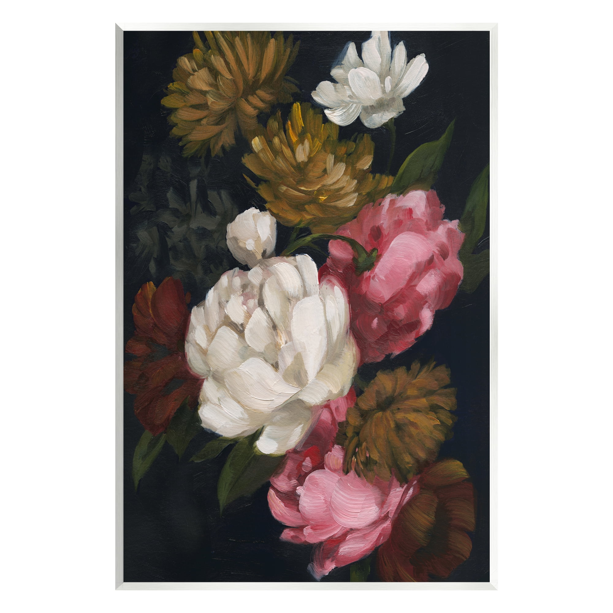 Stupell Industries Peony Flower Arrangement Botanical & Floral Painting Unframed Art Print Wall Art, 10 x 15