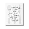 thumbnail image 1 of Stupell Industries People Who Love To Eat Quote Graphic Art Gallery Wrapped Canvas Print Wall Art, Design by Susan Ball, 1 of 7