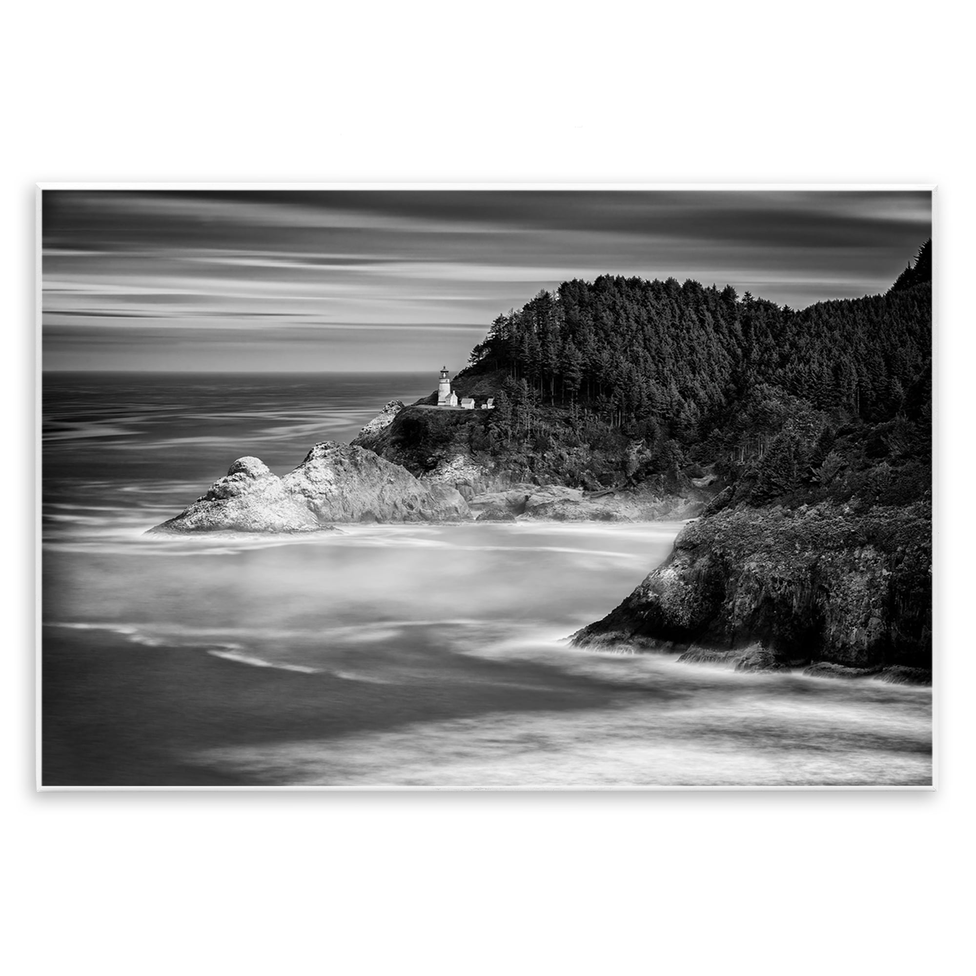 Stupell Industries Perched Above The Pacific Wall Plaque Art, design by Rick Berk