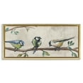 thumbnail image 1 of Stupell Industries Perched Songbirds on Branch Animals Painting Gold Floater Framed Canvas Art Print Wall Art, 31 x 14, 1 of 10