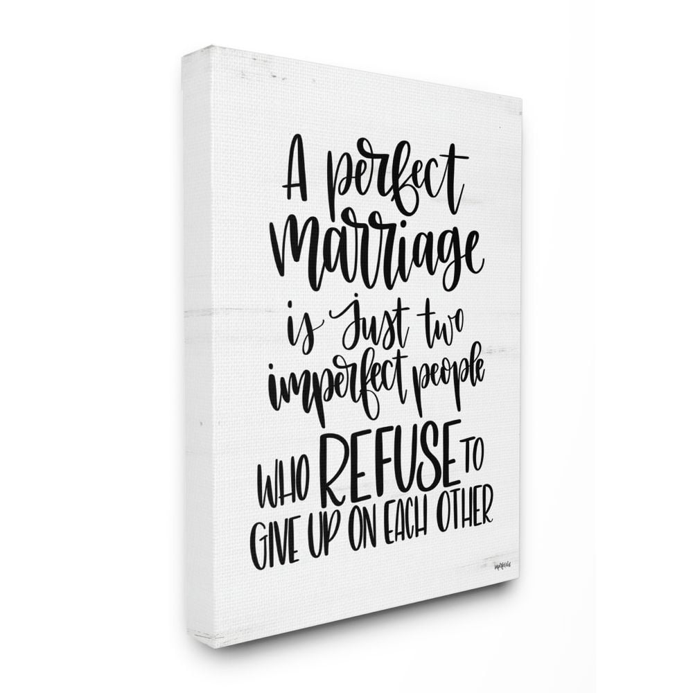 White and Black Canvas Wall Art with Wooden Frame, 30" x 40"