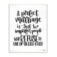 thumbnail image 1 of Stupell Industries Perfect Marriage Imperfect People Phrase Love Quote Wall Plaque Design by Imperfect Dust, 10" x 15", 1 of 6