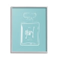 thumbnail image 1 of Stupell Industries Perfume Bottle on Blue Beauty & Fashion Painting Gray Framed Art Print Wall Art, 16 x 20, 1 of 2