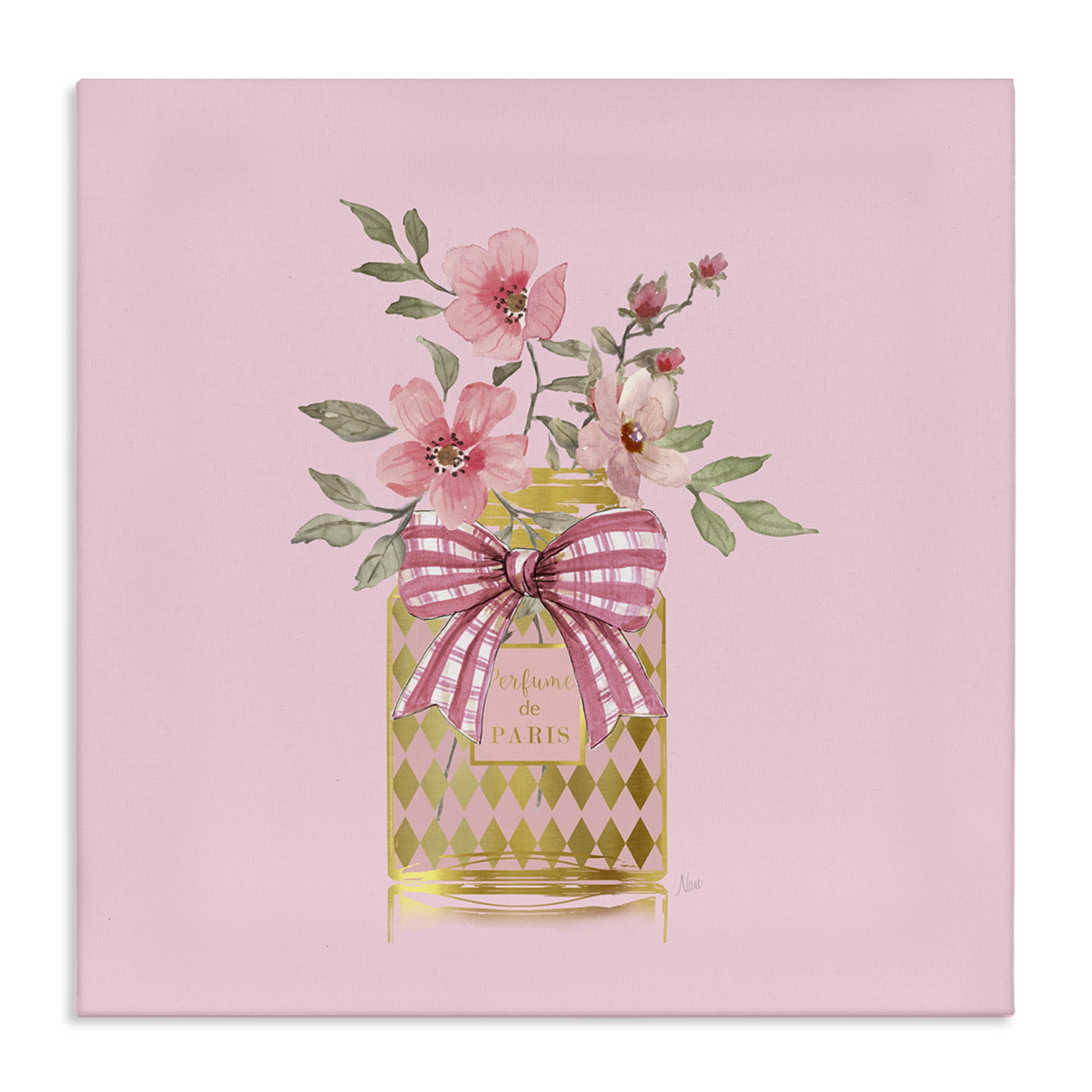 Stupell Industries Perfume Bouquet Florals Plants & Flowers Painting Wrapped Canvas Art Print Wall Art, 24 x 24