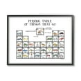 thumbnail image 1 of Stupell Industries Periodic Table Things That Go Kids Educational Vehicles Graphic Art Black Framed Art Print Wall Art, Design by Dishique, 1 of 5
