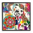 thumbnail image 1 of Stupell Industries Pet Labrador Dog Portrait Vibrant Boho Medallion Pattern, 17 x 30,Design by Sangita Bachelet, 1 of 7