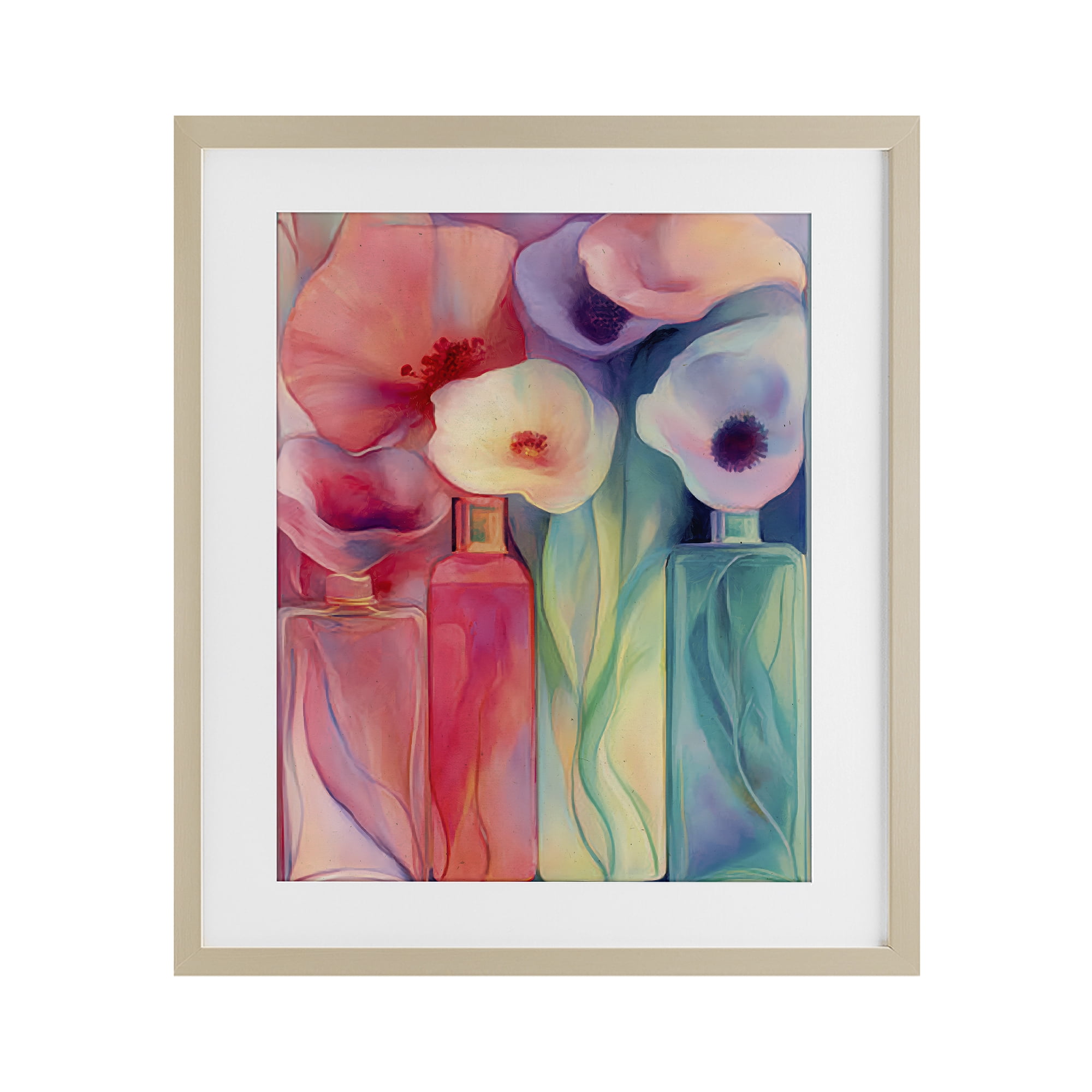 Stupell Industries Petal Logic Gradient Birch Framed Print Under Glass, design by Annabelle Hall
