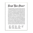 thumbnail image 1 of Stupell Industries Phone Crossword Puzzle Bathroom Word Design Wall Plaque by Lettered and Lined, 1 of 6