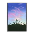 thumbnail image 1 of Stupell Industries Phuket Sunset Thailand Palms Black Framed Giclee Art design by Courtney Haley, 30 x 20, 1 of 8