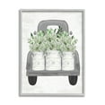 thumbnail image 1 of Stupell Industries Pickup Truck with Greenery Botanical & Floral Painting Gray Framed Art Print Wall Art, 11 x 14, 1 of 9