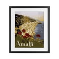 thumbnail image 1 of Stupell Industries Coastal Picturesque Amalfi Coast Black Framed Print Under Glass, 17 x 21, by Lil' Rue, 1 of 8