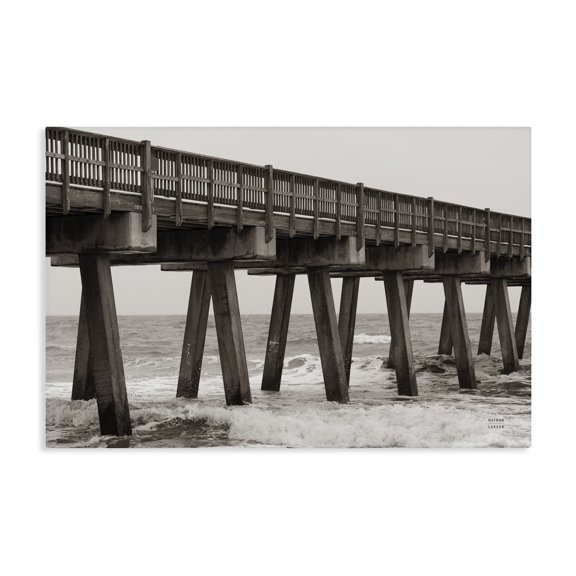 Stupell Industries Pier Angles Structure Canvas Wall Art, design by Nathan Larson