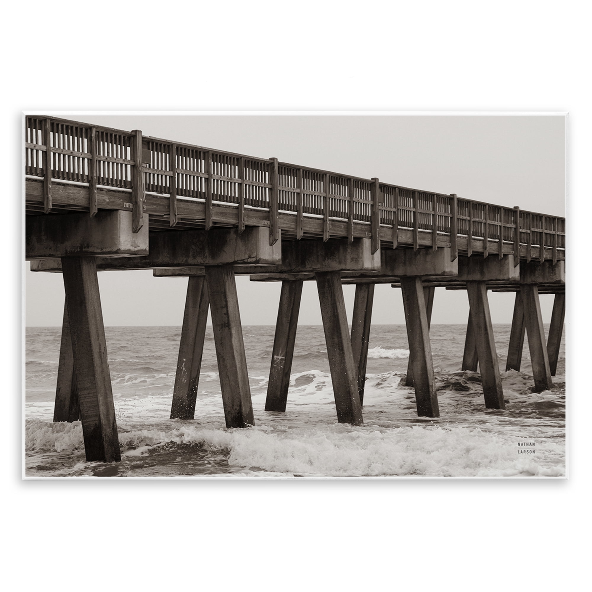 Stupell Industries Pier Angles Structure Wall Plaque Art, design by Nathan Larson