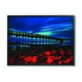 thumbnail image 1 of Stupell Industries Pier Red Rocks Beach Ocean Landscape Painting Framed Wall Art by Joseph Elliott, 1 of 1