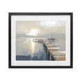thumbnail image 1 of Stupell Industries Coastal Pier with Sailboat Seascape Black Framed Print Under Glass, 16 x 13, by Kim Curinga, 1 of 8
