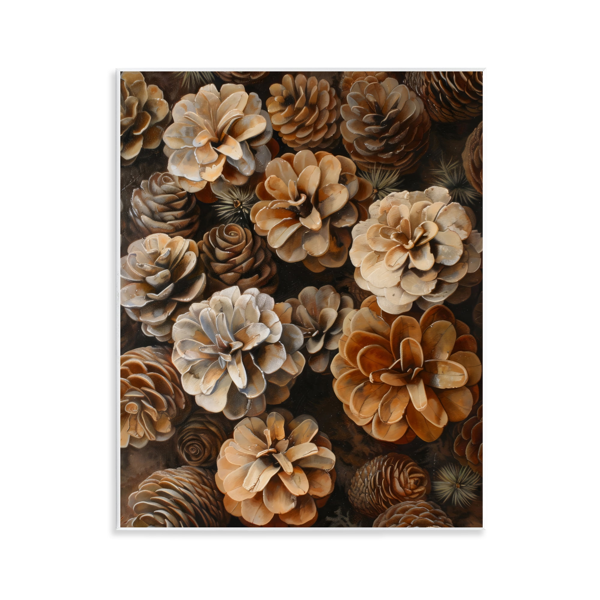 Stupell Industries Pinecone Arrangement Rustic Botanicals Wall Plaque Art, design by Creative Studio