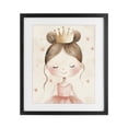 thumbnail image 1 of Stupell Industries Cottage Pink Ballerina in Crown Black Framed Print Under Glass, 13 x 16, by Creative Studio, 1 of 8